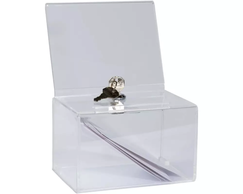 Exacompta Einwurfbox mit Kopfblende A6