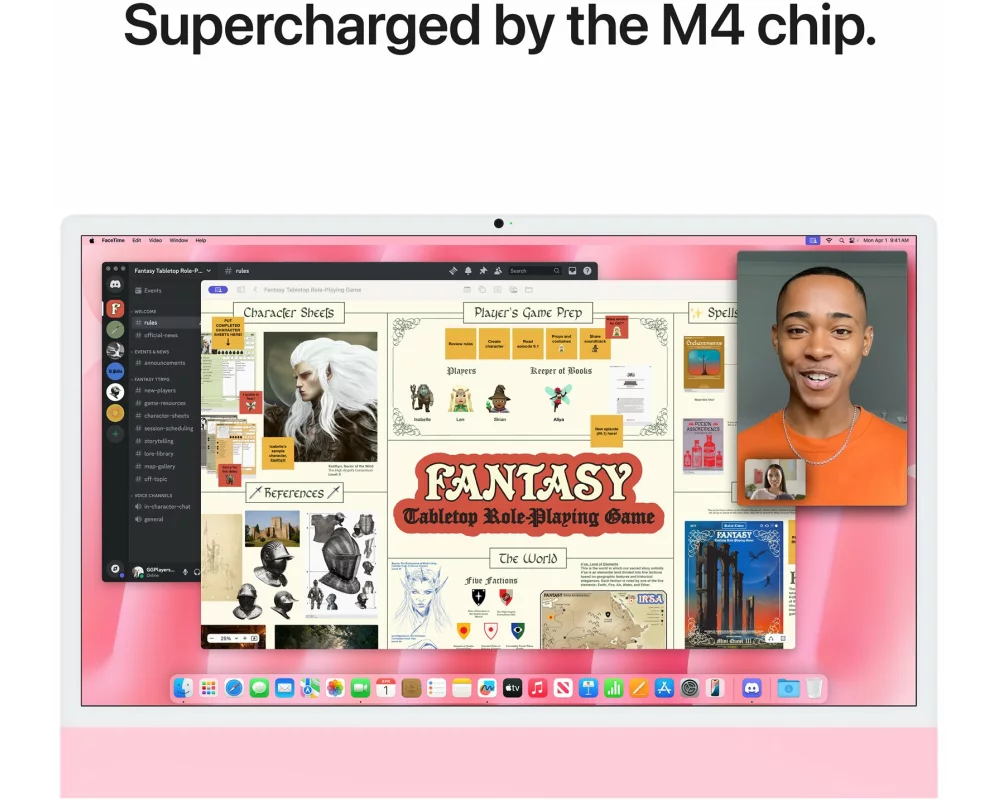 Apple iMac 24" M4 10C GPU / 512 GB / 16 GB Pink