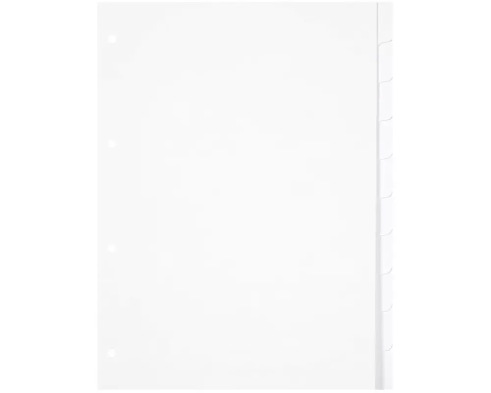 Biella Register Blanko, A4, 10 Taben