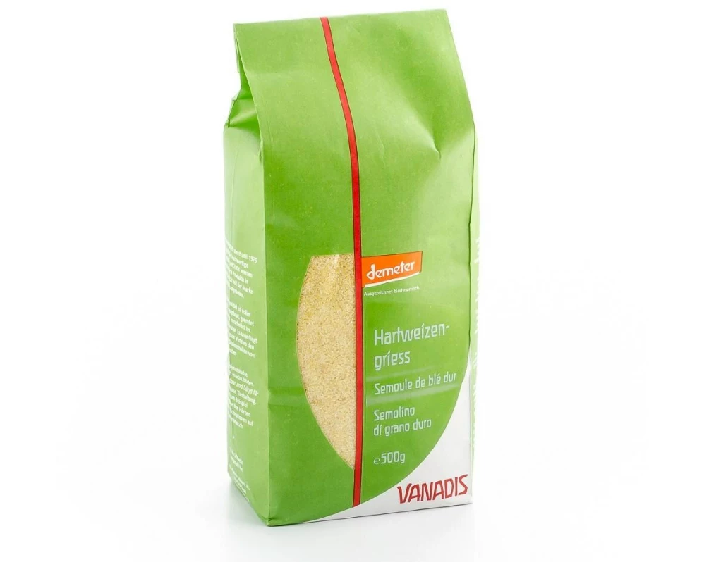 Vanadis Griess Hartweizen, Demeter 500 g
