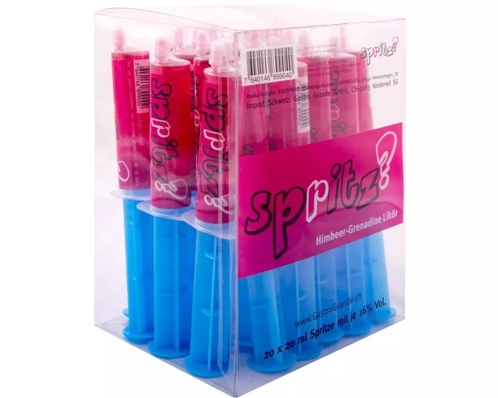 Krugmann spritz? Himbeer-Grenadine Likör 20 x 20 ml