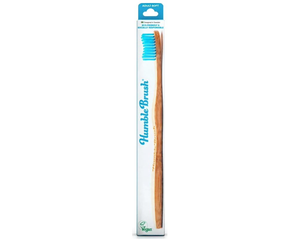 Humble Brush Handzahnbürste Erwachsene Blau soft