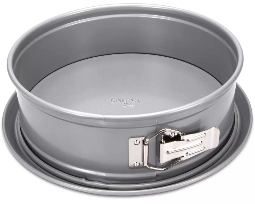 Städter Springform mit Flachboden Silber, 24 cm