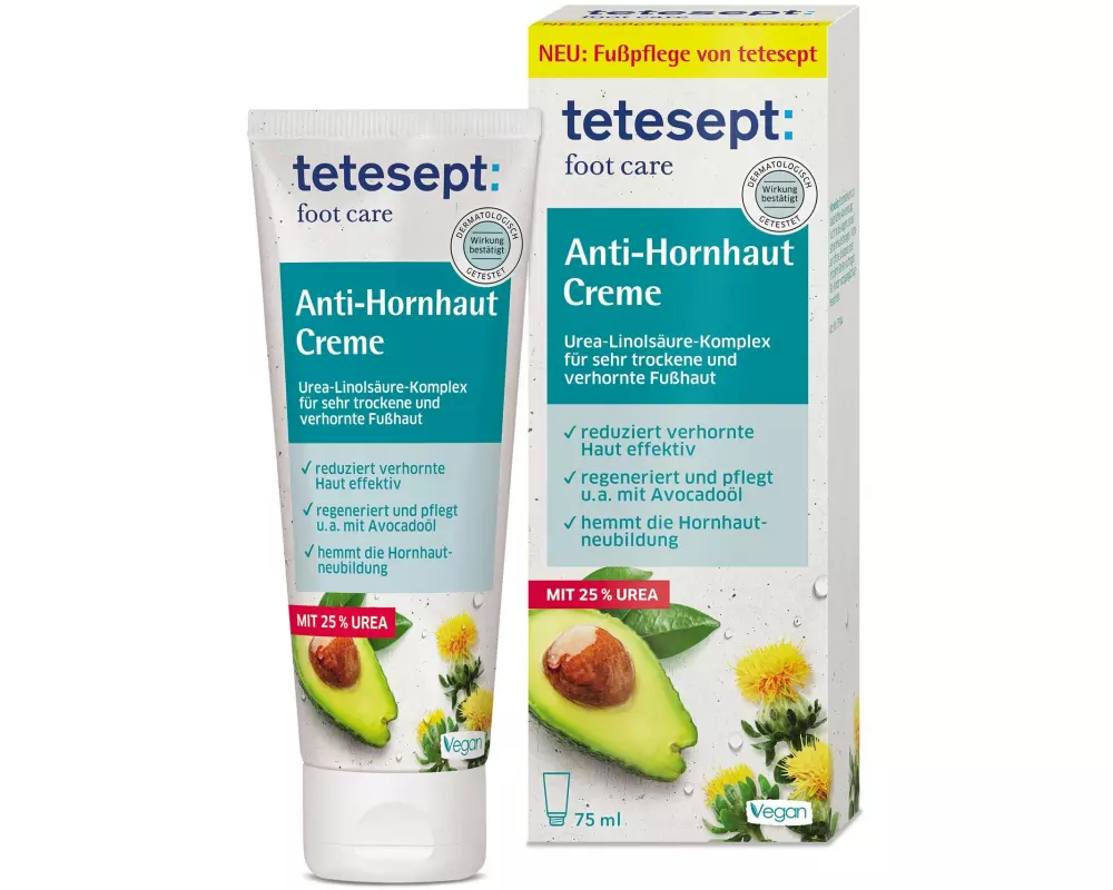 tetesept foot care Fusscrème Anti-Hornhaut 75 ml