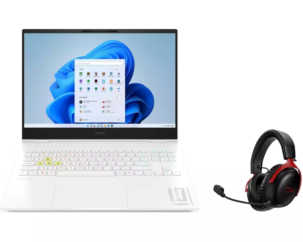 HP Notebook OMEN Transcend 16-u0738nz + HyperX Cloud III