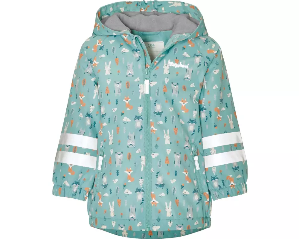 Playshoes Outdoor-Jacke Waldtiere Gr. 98, Mint