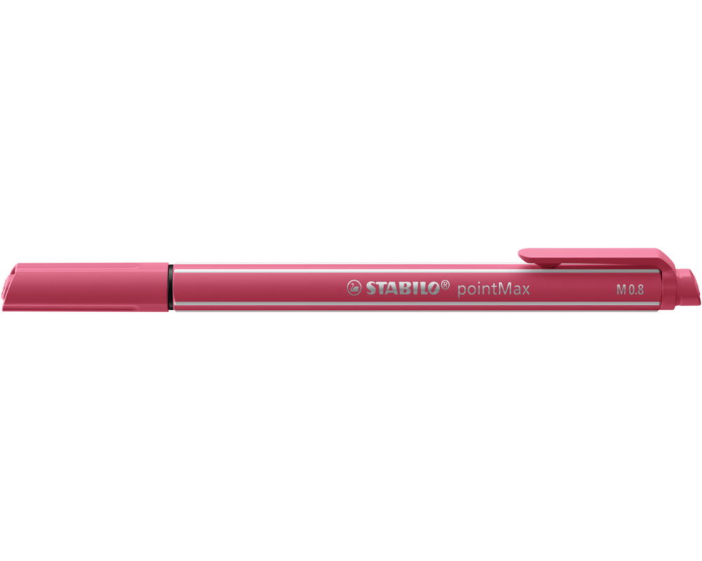 STABILO Fineliner PointMax 0.8mm 488/49 erdbeerrot