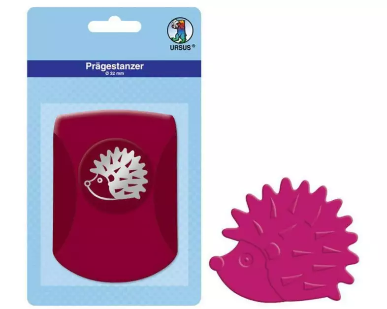 URSUS Prägestanzer Herbst Igel, 32 mm