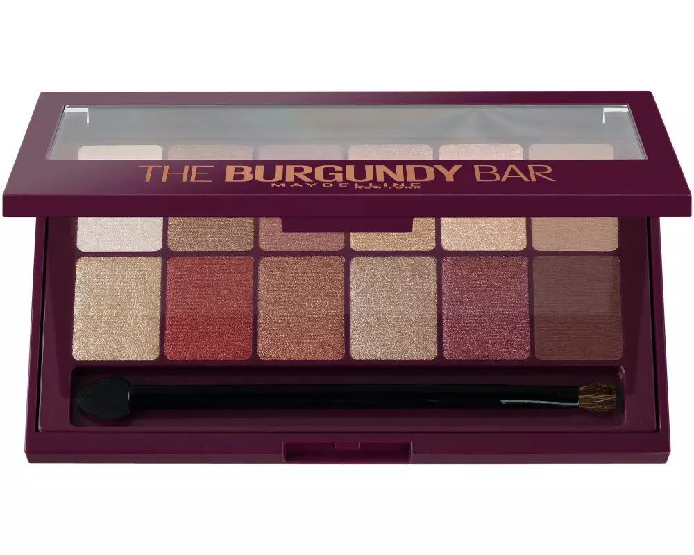 Maybelline Lidschatten-Palette The Burgundy Palette 4 The Burgundy Bar