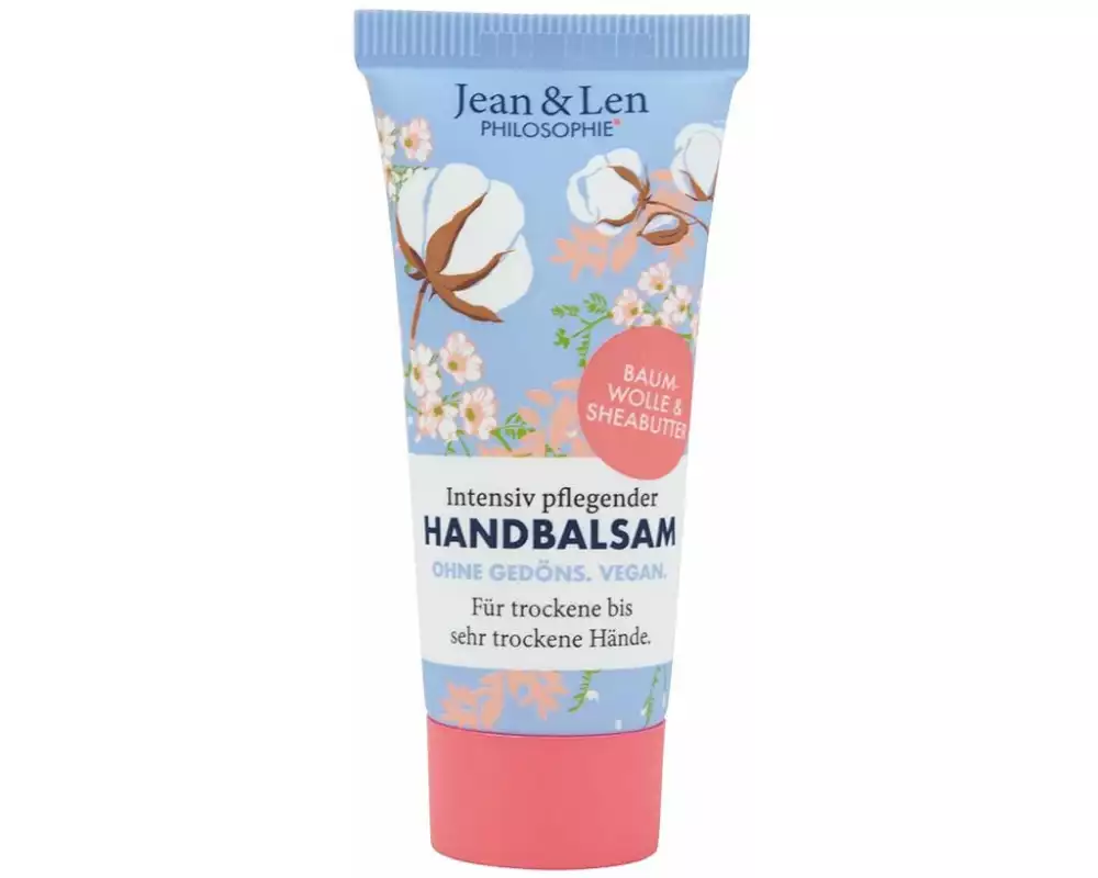 Jean & Len Handcrème Baumwolle/Sheabutter Reisegrösse 20 ml