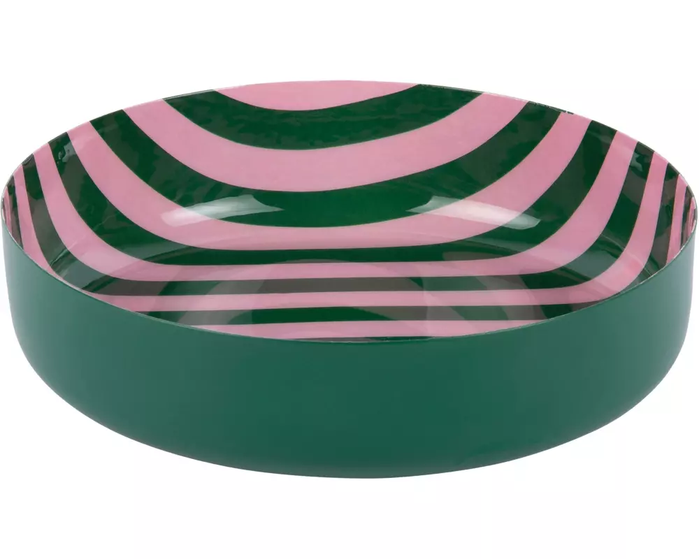 present time Schale Bowl Animado Medium, Retro green / Soft pink