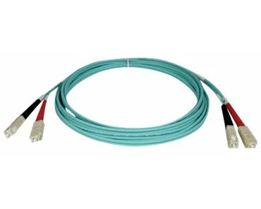 EATON TRIPPLITE 10Gb, Duplex Multimode, 50/125, OM3, LSZH, Fiber Patch Cable, SC/SC - Aqua, 10M 33ft.