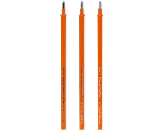 Legami Löschbarer Gelstift Ersatzminen 0.7 mm, Orange