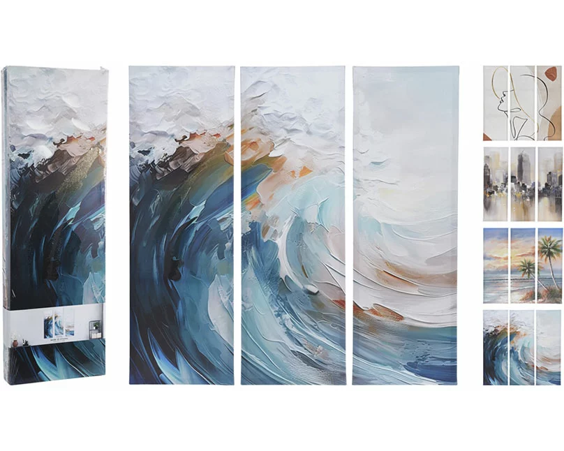 FS-STAR Gemälde aus 3 Teilen (4 verschiedene Motive nicht frei wählbar)