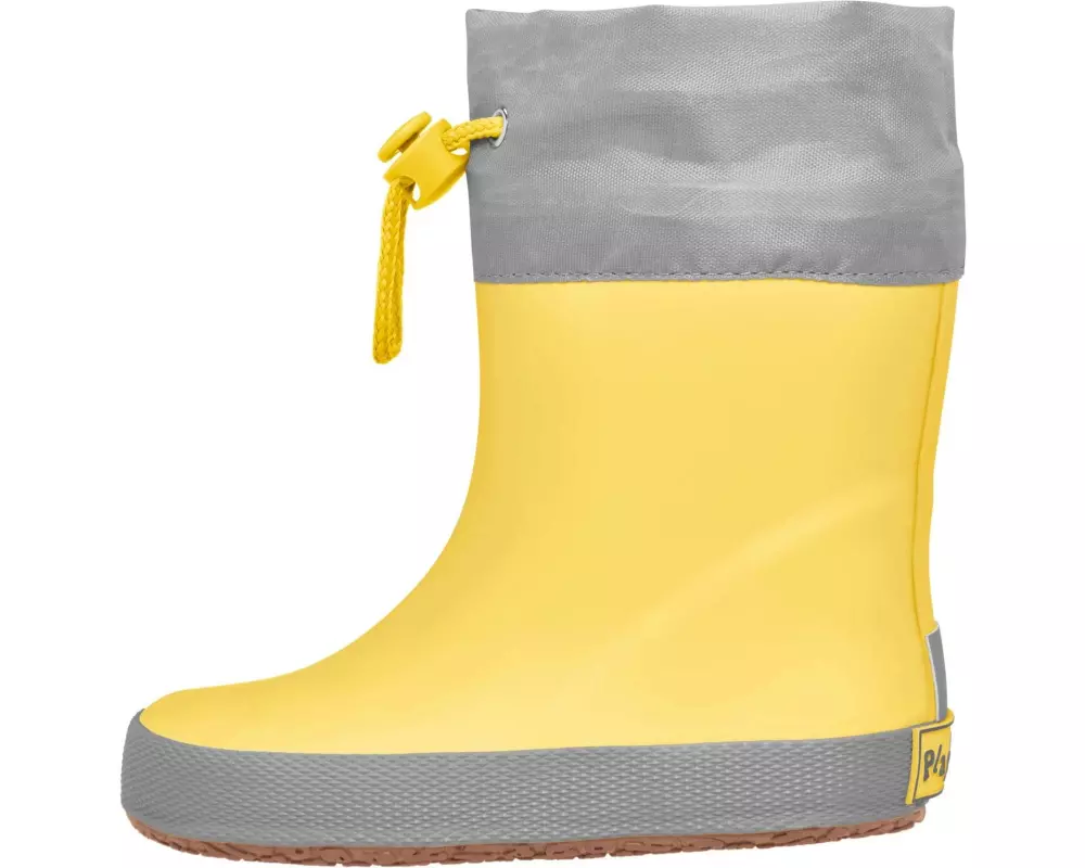 Playshoes Barfuss-Gummistiefel uni Gr. 26, Gelb
