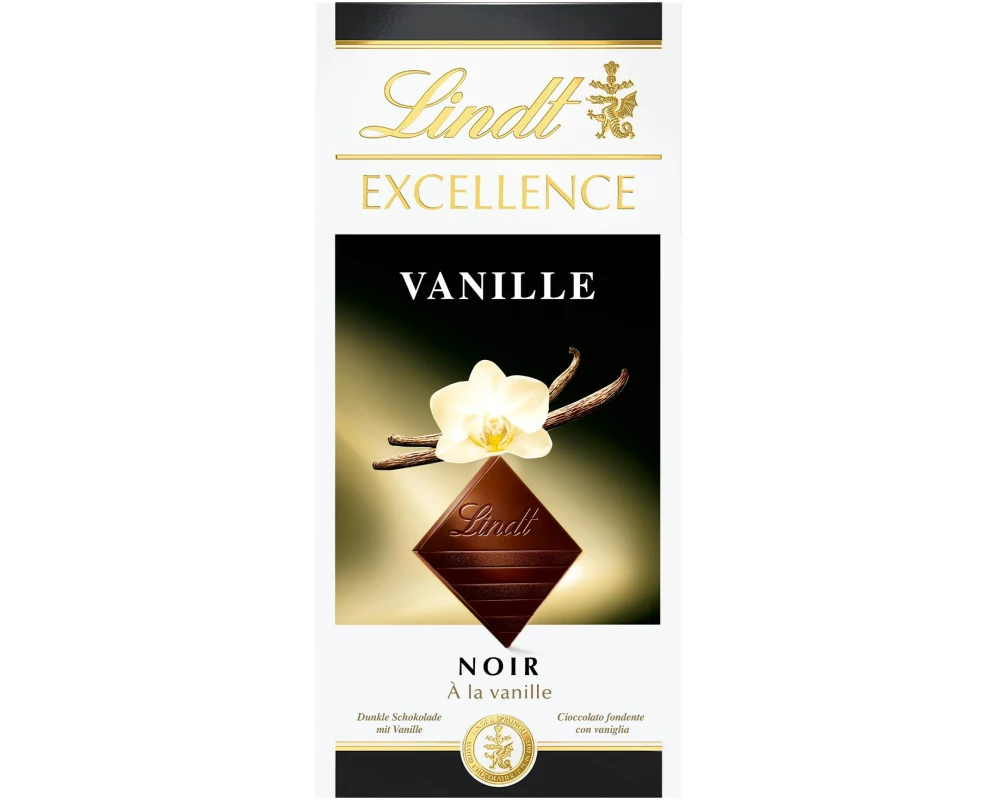 Lindt Tafelschokolade Excellence Dunkel Vanille 100 g
