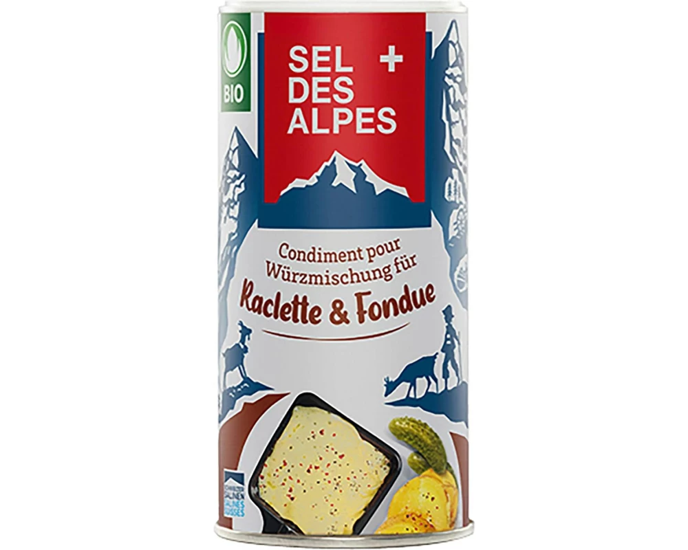 Schweizer Salinen Würzmischung für Raclette und Fondue 165 g
