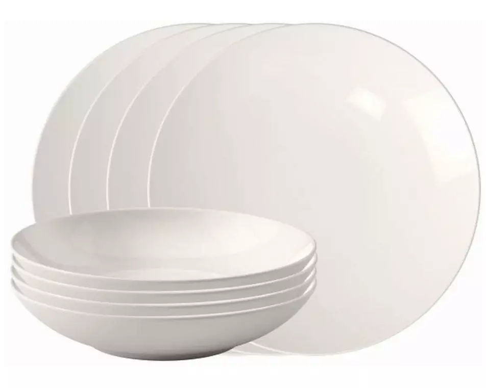 Villeroy & Boch Speise-Service For Me 8-teilig Set 1 Stück,Weiss