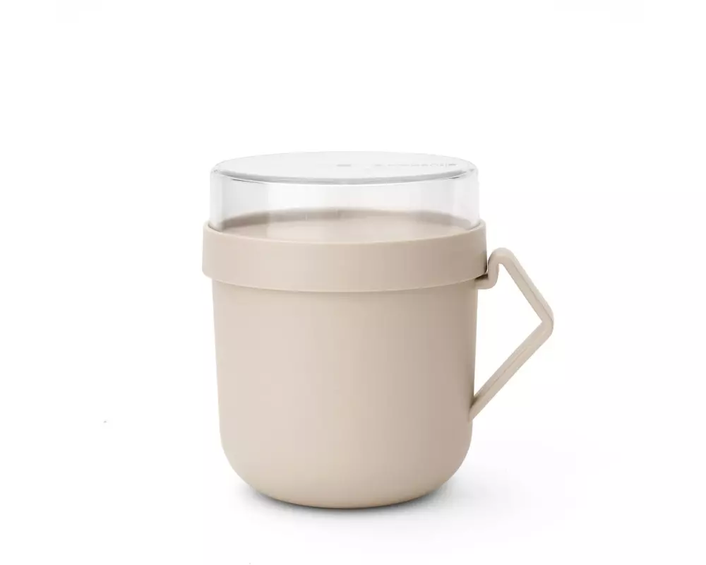 Brabantia Suppenbehälter Make & Take 600 ml, Beige