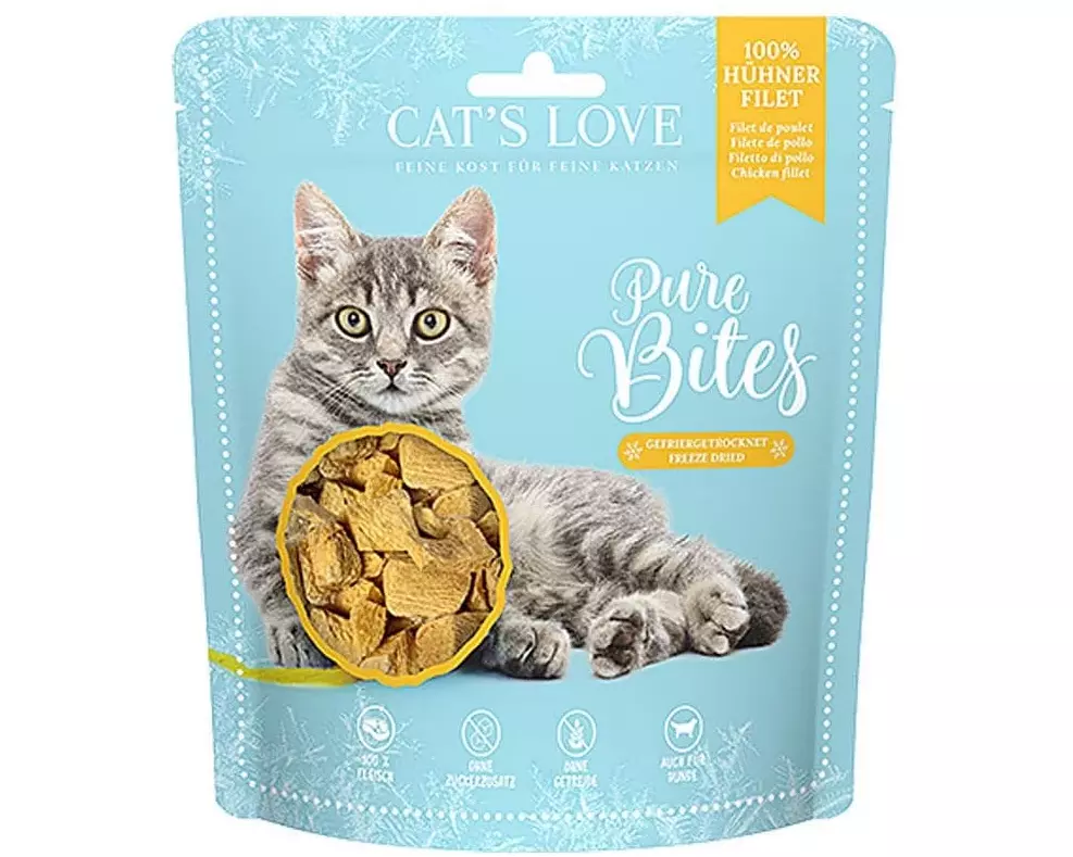 Cat's Love Katzen-Snack Hühnerfilet, 40 g