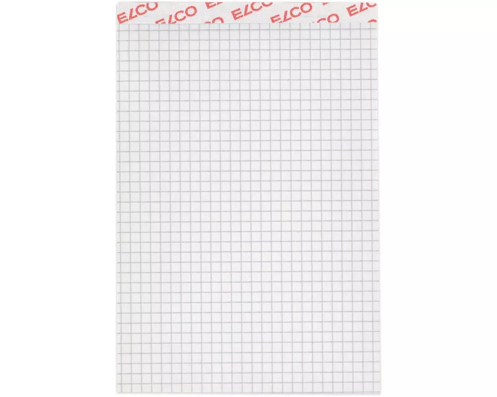 ELCO Notizblock A6 70 g/m² , 4 mm kariert, 5 Stück
