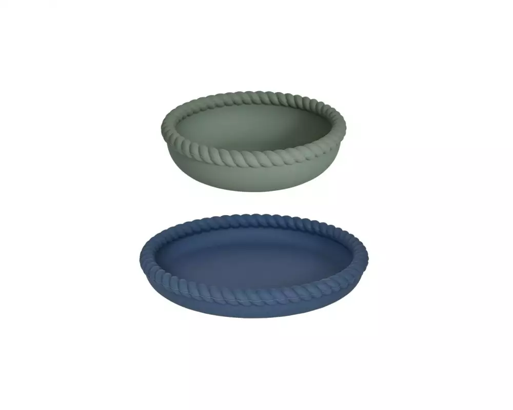 OYOY Kindergeschirrset Mellow Plate & Bowl
