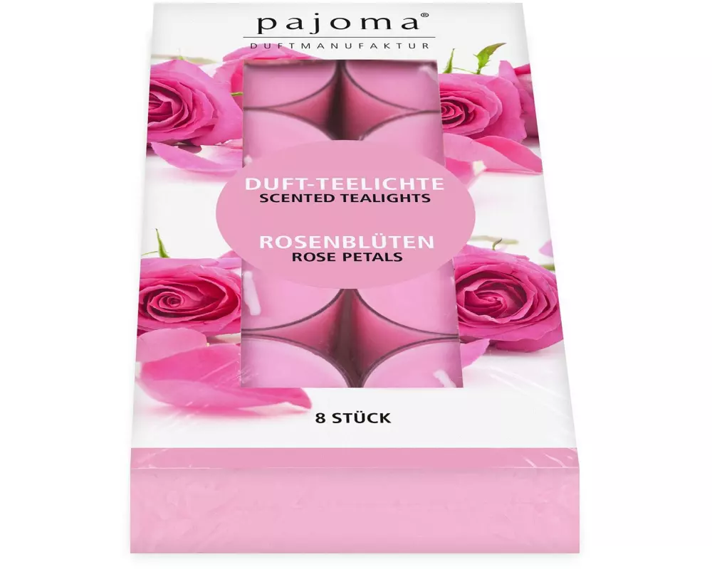 Pajoma Teelicht Rosenblüten 8er Set