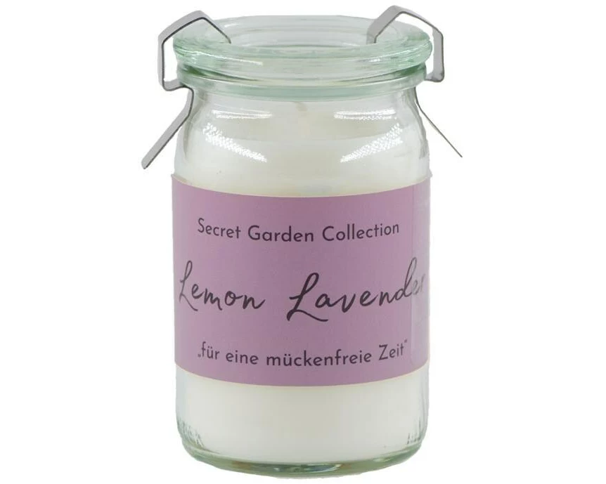 Schulthess Kerzen Gartenkerze Sceret Garden Lemon Lavender 5.5 cm x 9 cm