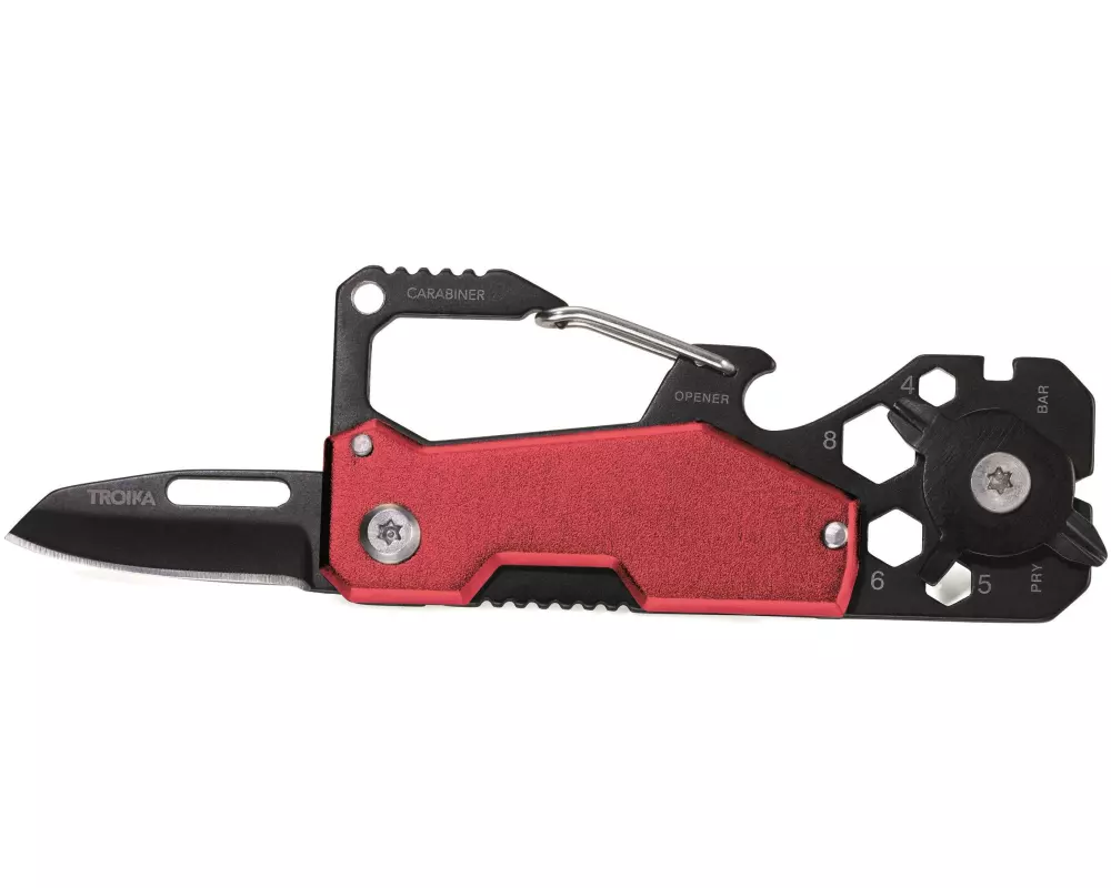 Troika Taschenmesser Toolinator 10 Funktionen Rot/Schwarz