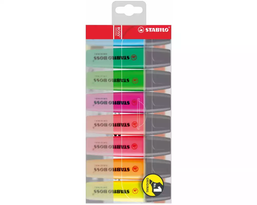 STABILO Textmarker Boss Original 8 Stück