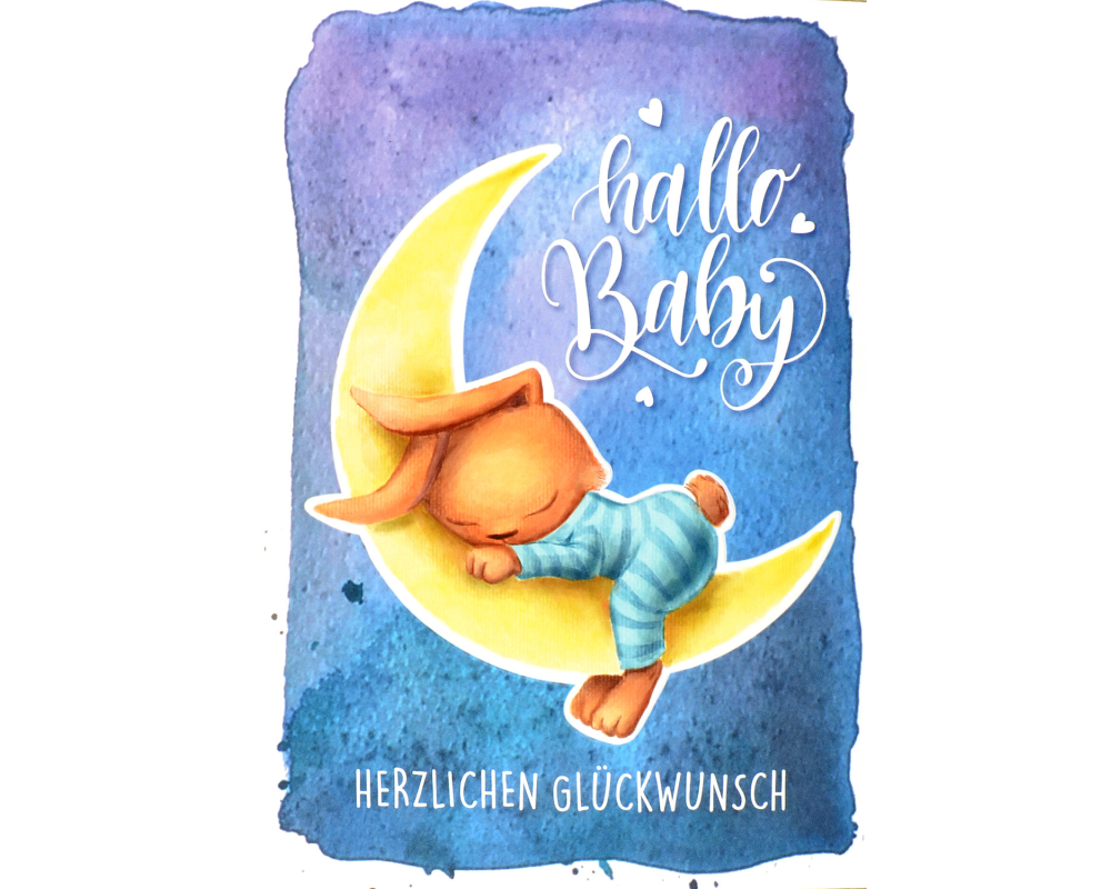 ABC Glückwunschkarte Hase 1120003500 B6