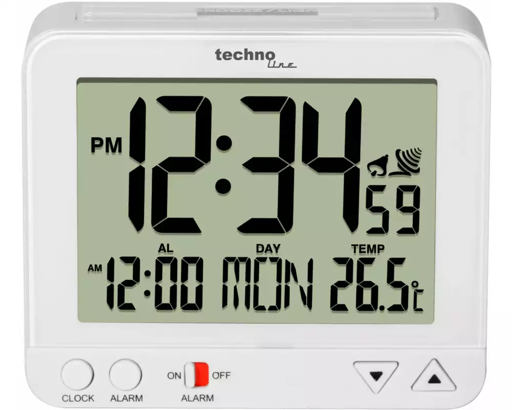 Technoline Funkwecker WT195 Weiss