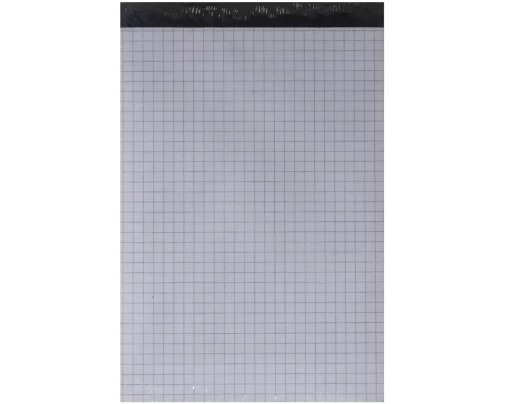 Office Notizblock A6 100 Blatt, Kariert, 3 Stück