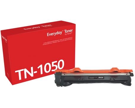 Everyday Black Toner by compatible with Brother TN1050, Standard capacity. Black toner page yield: 1000 pages, Printing colours: Black, Quantity per pack: 1 pc(s)