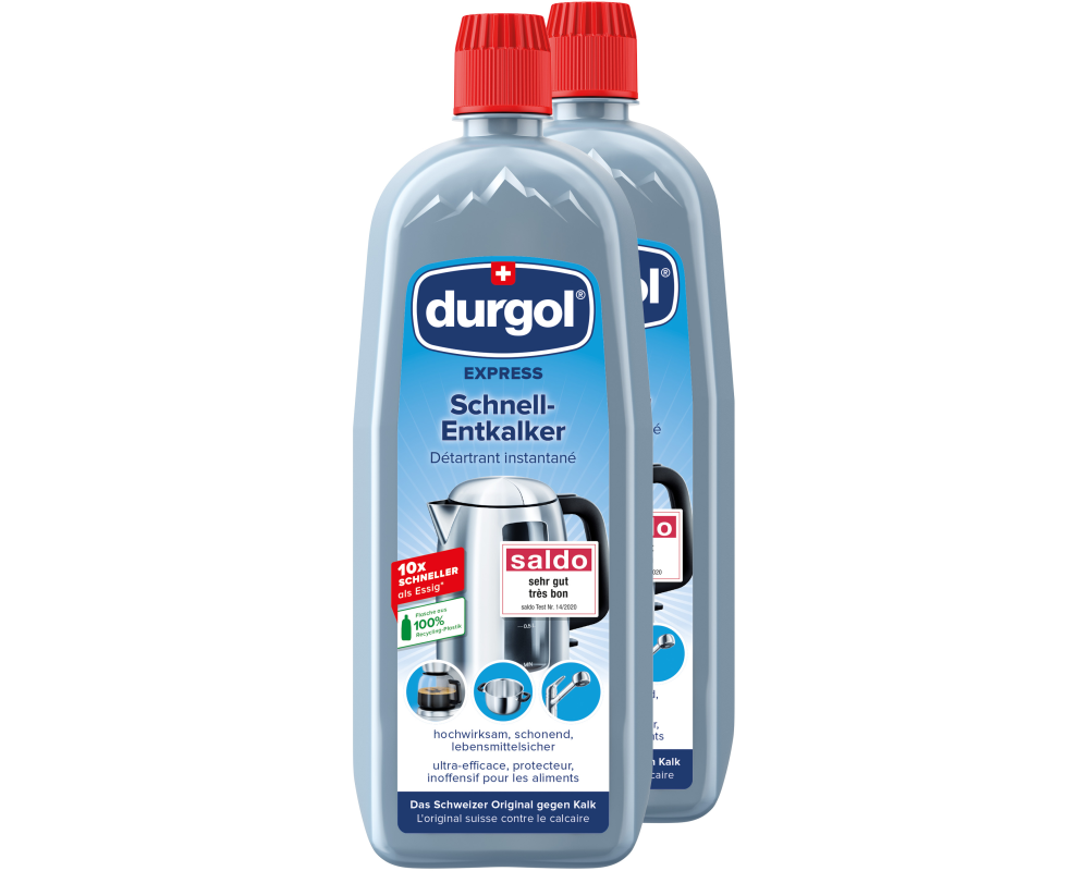 DURGOL Entkalker Express Duo 1lt 254 2 Stk.