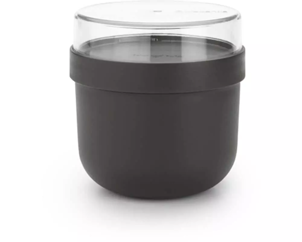Brabantia Yoghurtbehälter Make & Take 500 ml, Dunkelgrau