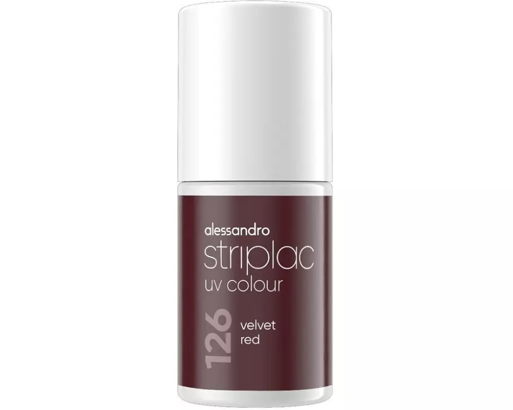 alessandro Nagellack Striplac UV Colour 126 Velvet Red