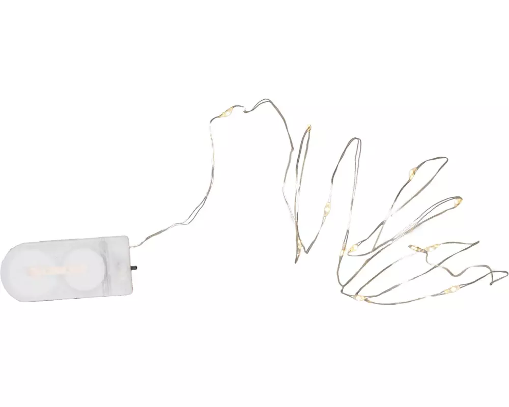 Star Trading LED Lichterkette Dew Drop, Warmweiss, 12 LED's, 110 cm