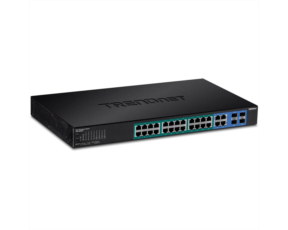 TRENDnet TPE-5028WS gemanaged Gigabit Ethernet (10/100/1000), Energie Über Ethernet (PoE), 1U