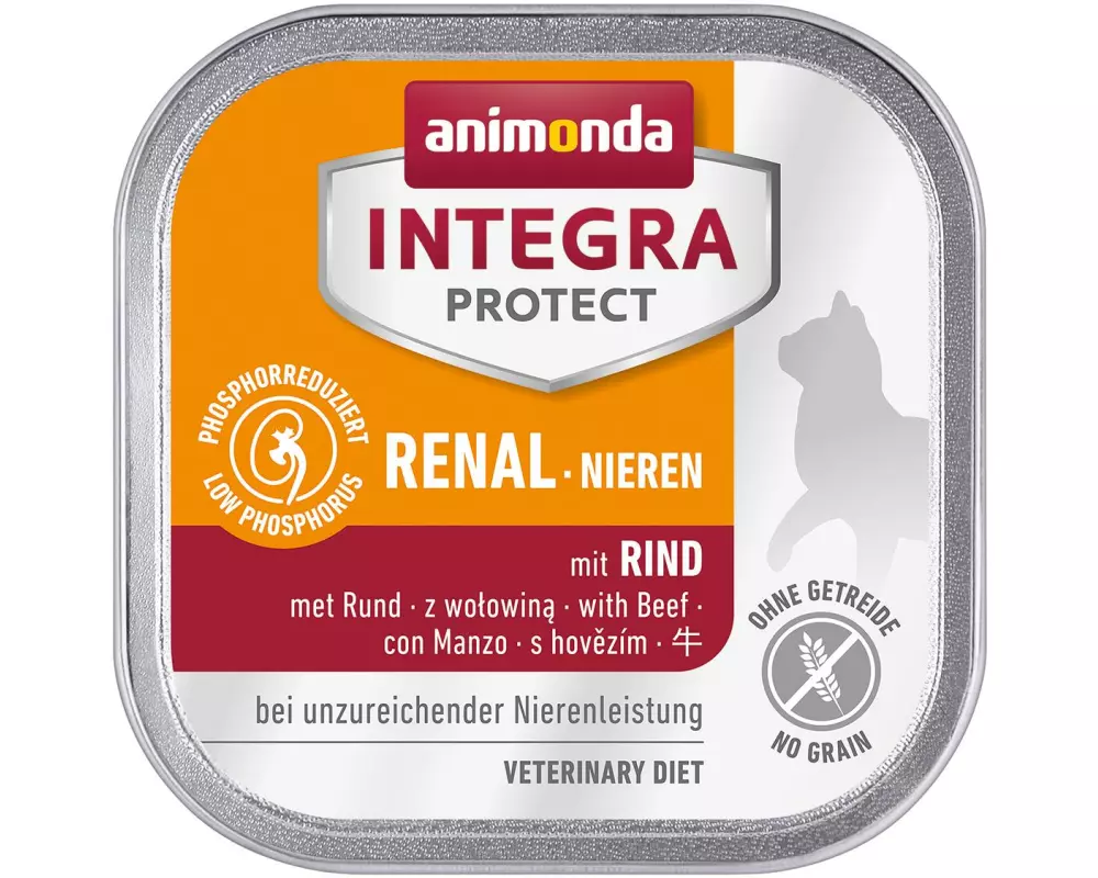 Animonda Integra Protect Nassfutter Renal Nieren Rind, 100 g