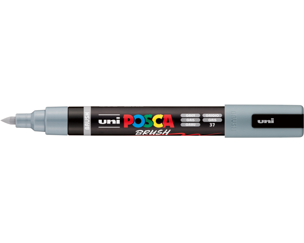 POSCA Brush Marker 1-4mm PC-5BRGREY grau