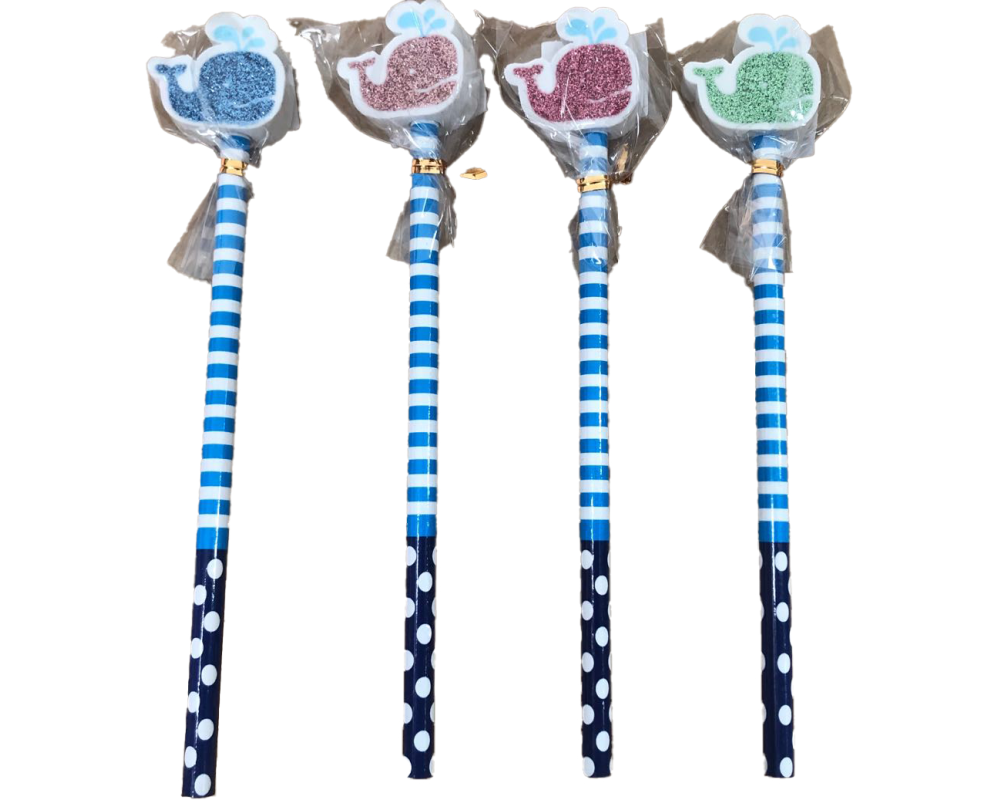 ROOST Bleistift mit Radierer OWRE-003 On Whale 4 ass.