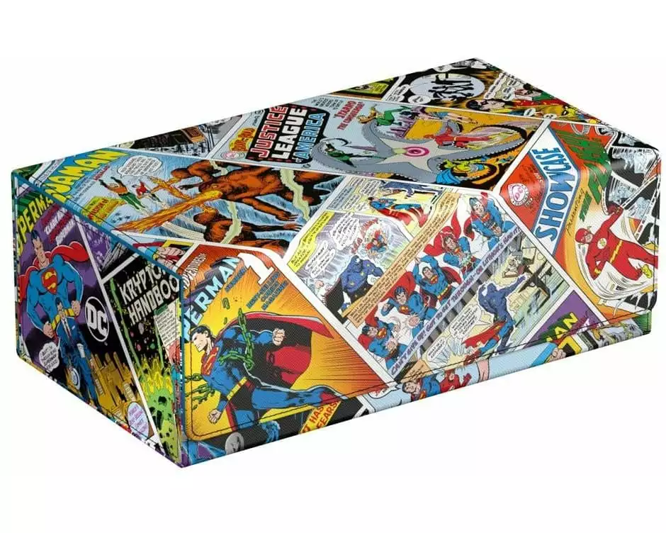 Ultimate Guard Kartenbox DC Justice League Collectors Case Vintage Comics