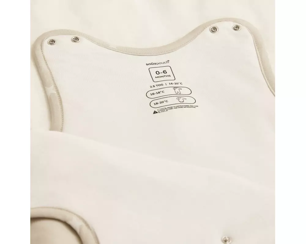 Snüz Pouch Babyschlafsack, 0-6 Monate Cashmere, TOG 2.5
