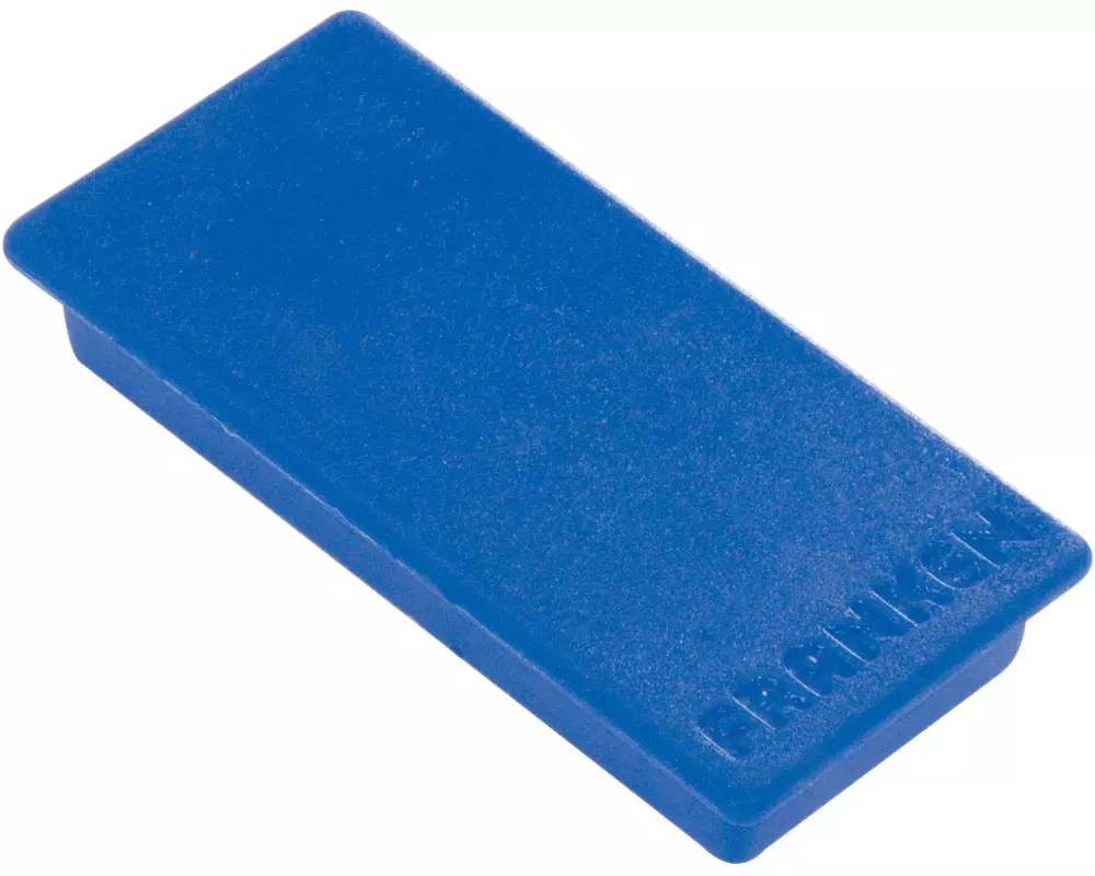 Franken Haftmagnet 23 x 50 mm, 10 Stück, Blau