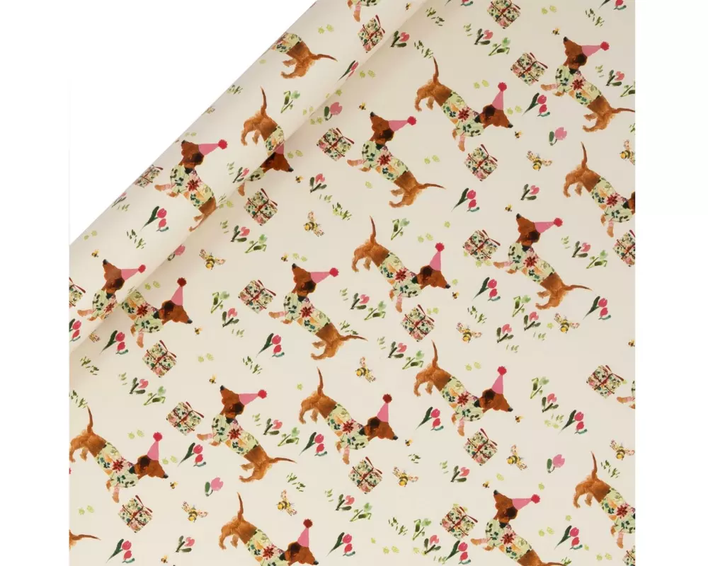 Glick Geschenkpapier Dackel 4 m x 70 cm
