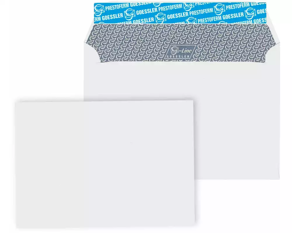 Goessler Couvert Prestoferm C6 ohne Fenster, 500 Stück