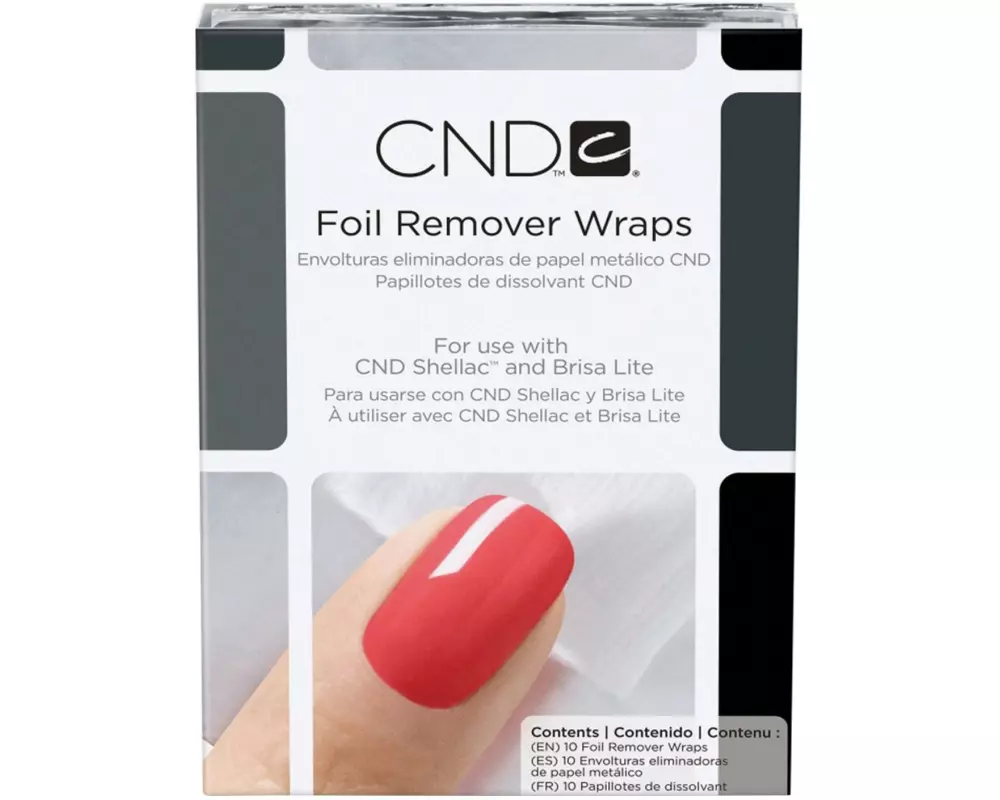 cnd Shellac Foil Remover Wraps 250 Stück