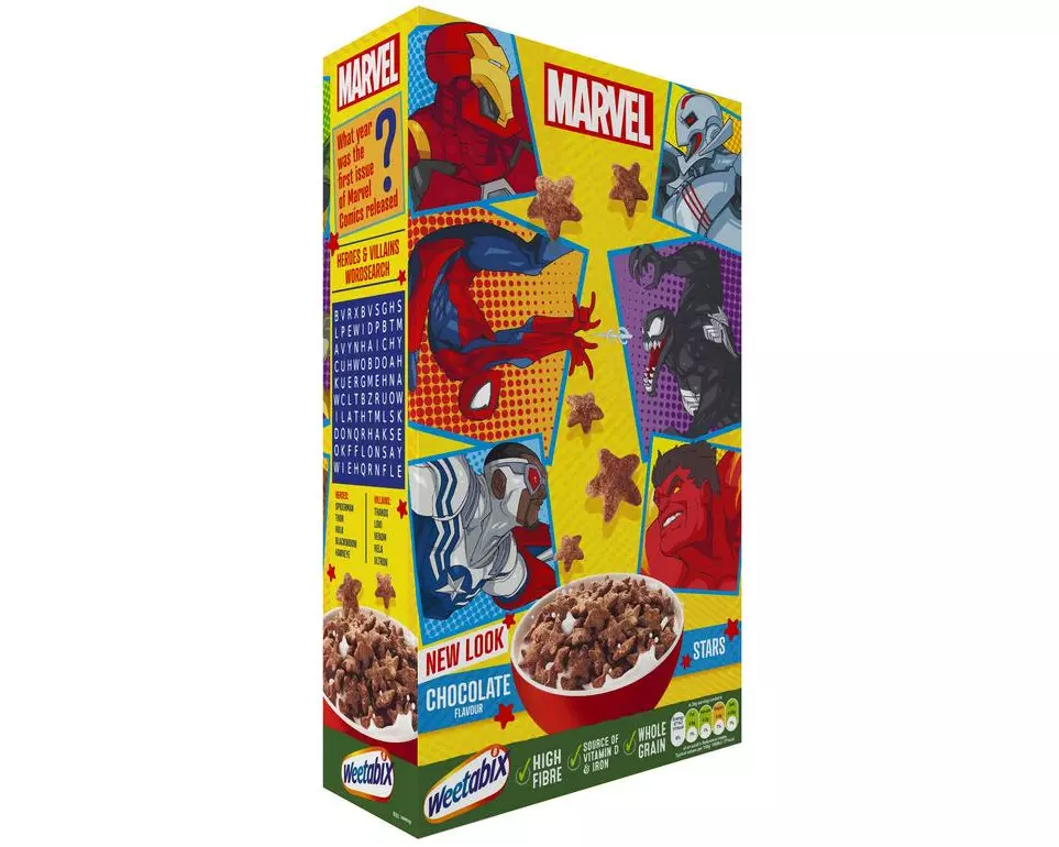 Weetabix Marvel Chocolate Stars 500 g