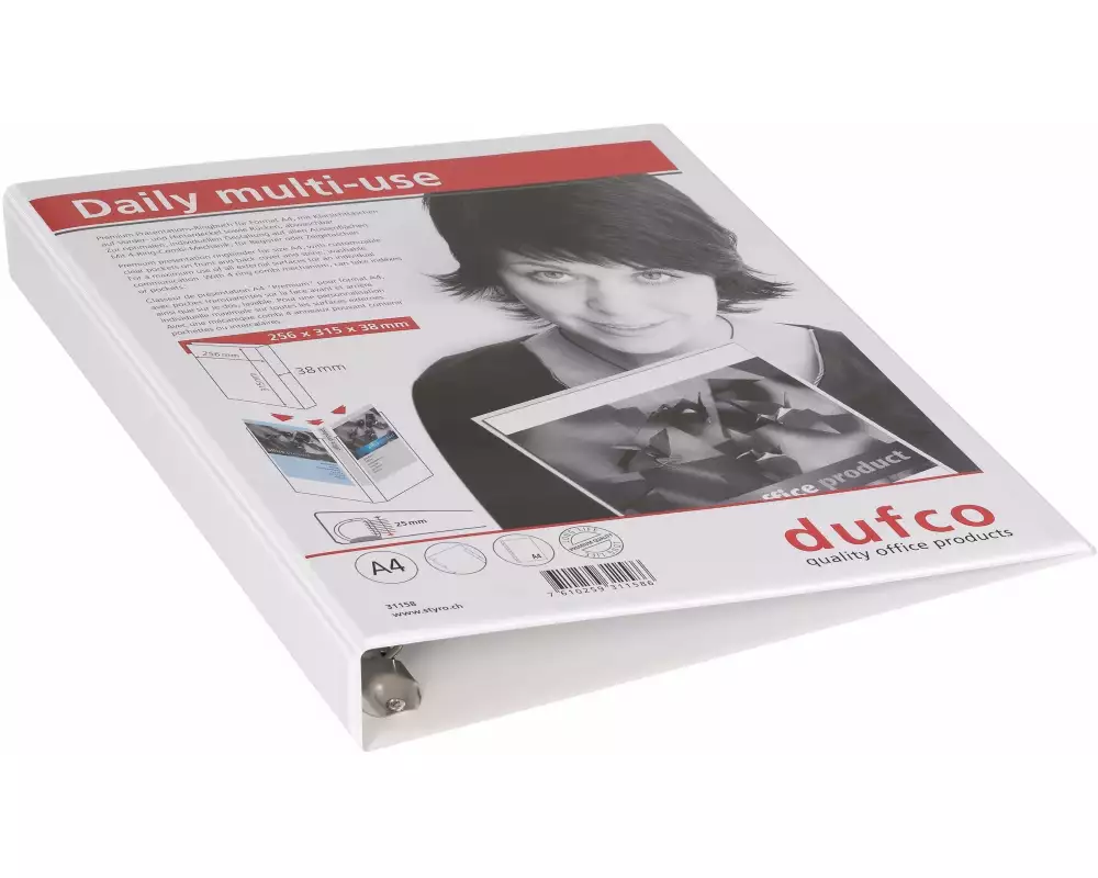dufco Ringbuch 3.8 cm, Weiss